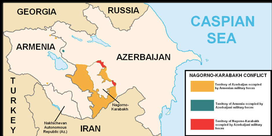 Nagorno-Karabakh Region Map