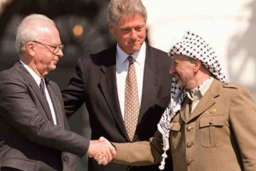 Oslo Accord 1 agreement between the PLO and Israel to end Israel Palestine Conflict