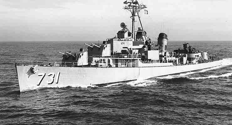 USS Maddox that was attacked during the Vietnam War